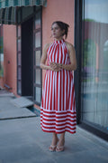 Poppy Red Halter