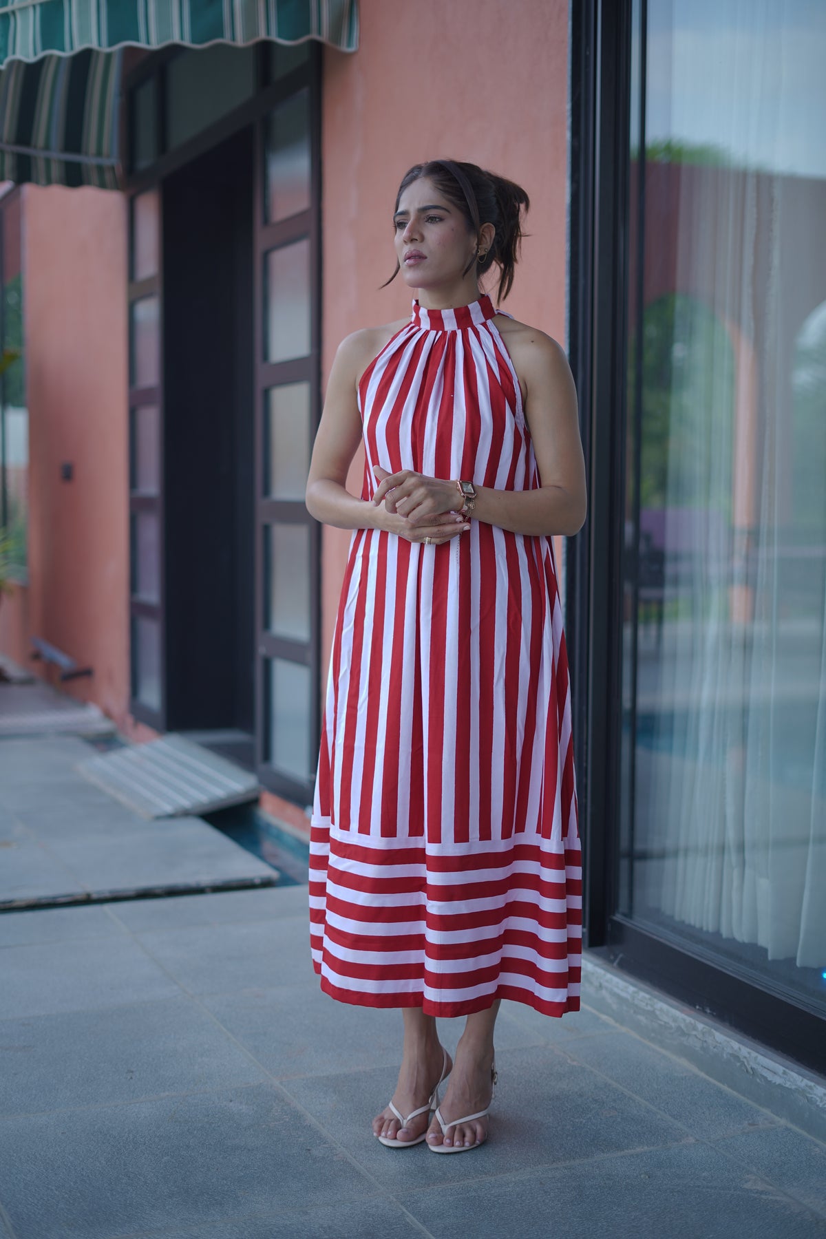 Poppy Red Halter